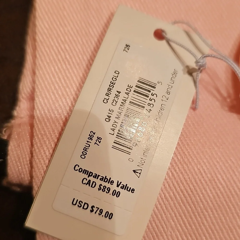 New kate spade Gold Crystal Open Cuff Bracelet Lady Marmalade Gift W/Bag - Picture 3 of 4